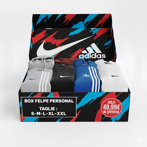 Box 5 Felpe Nike & Adidas (Personal)  📦