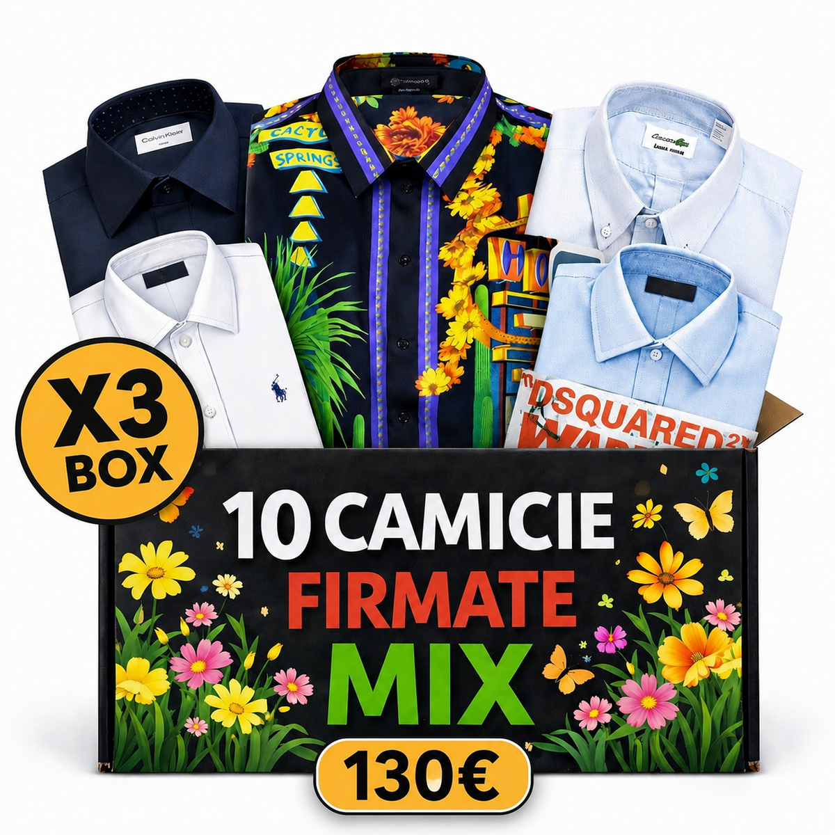 BOX 10 Camicie Firmate👔
