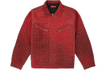 Supreme Diamond Plate Work Jacket
Red