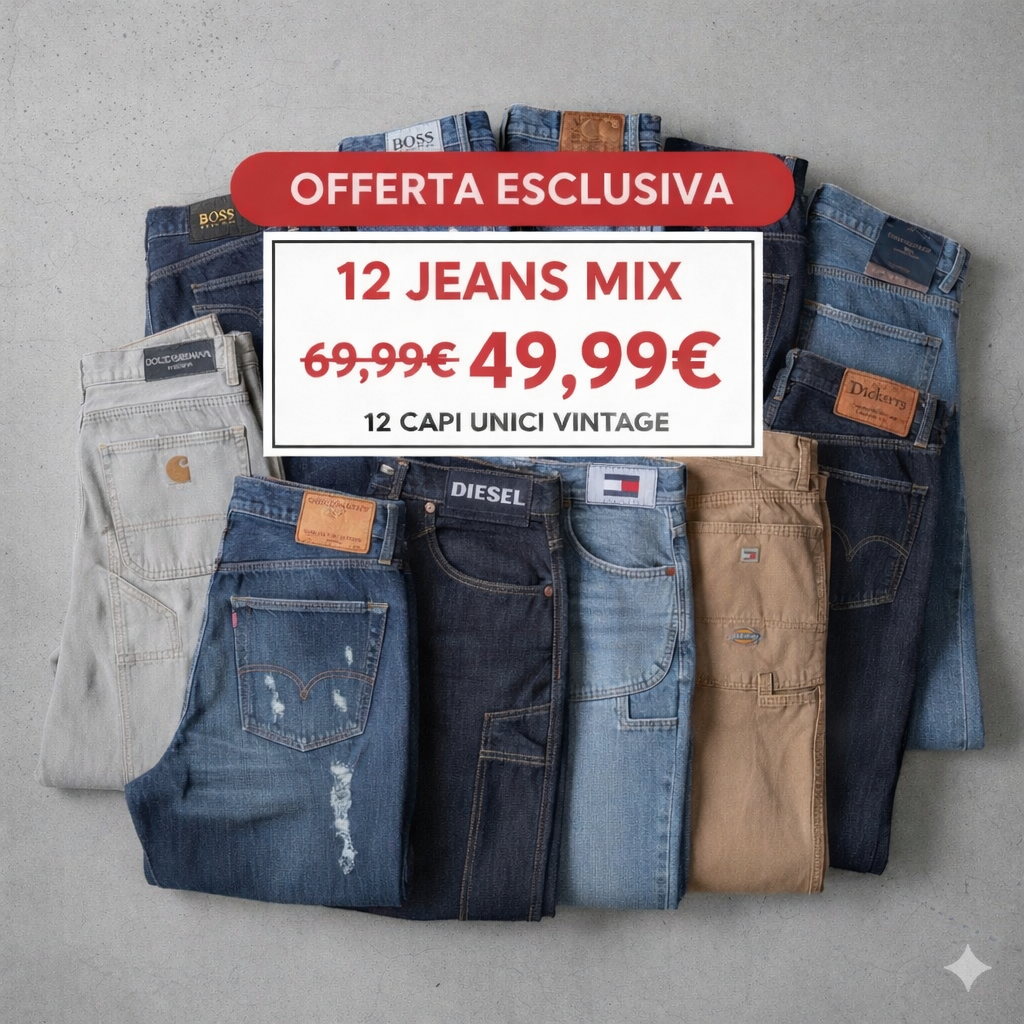 BOX 12 JEANS & PANTALONI FIRMATI