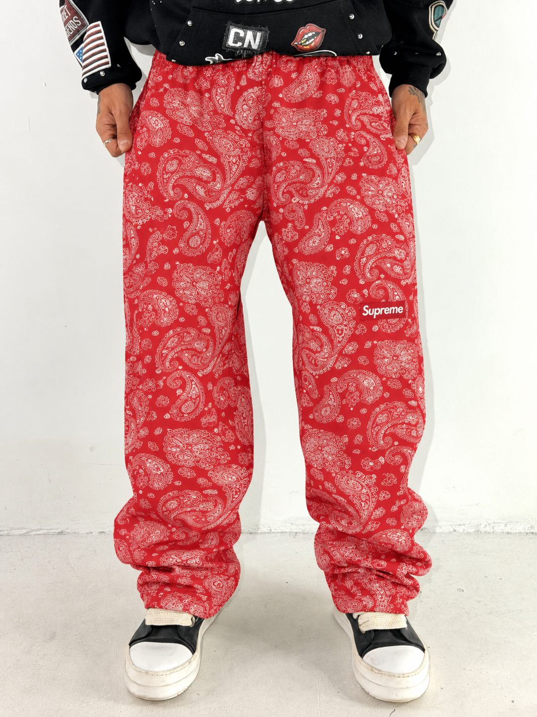Supreme Paisley Red Blood Bandana Pertex® Pants