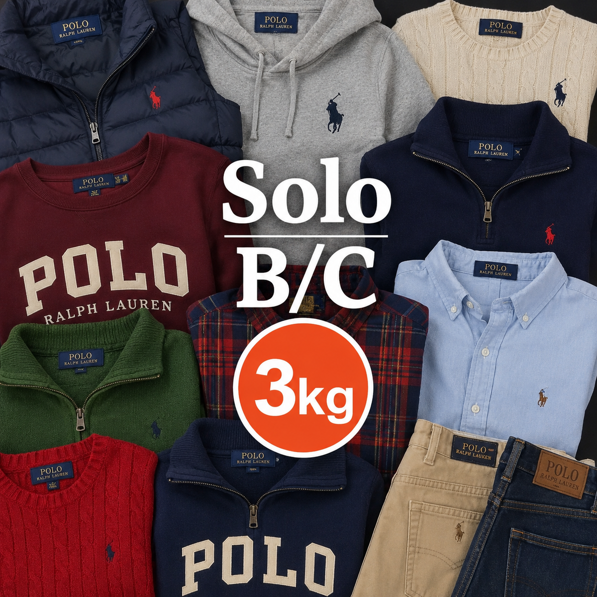 👕 Box Chilo Ralph Lauren - Grado B & C 👕