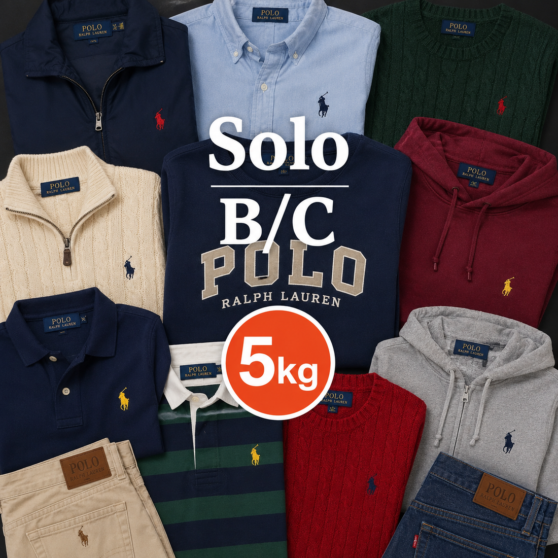 👕 Box Chilo Ralph Lauren - Grado B & C 👕