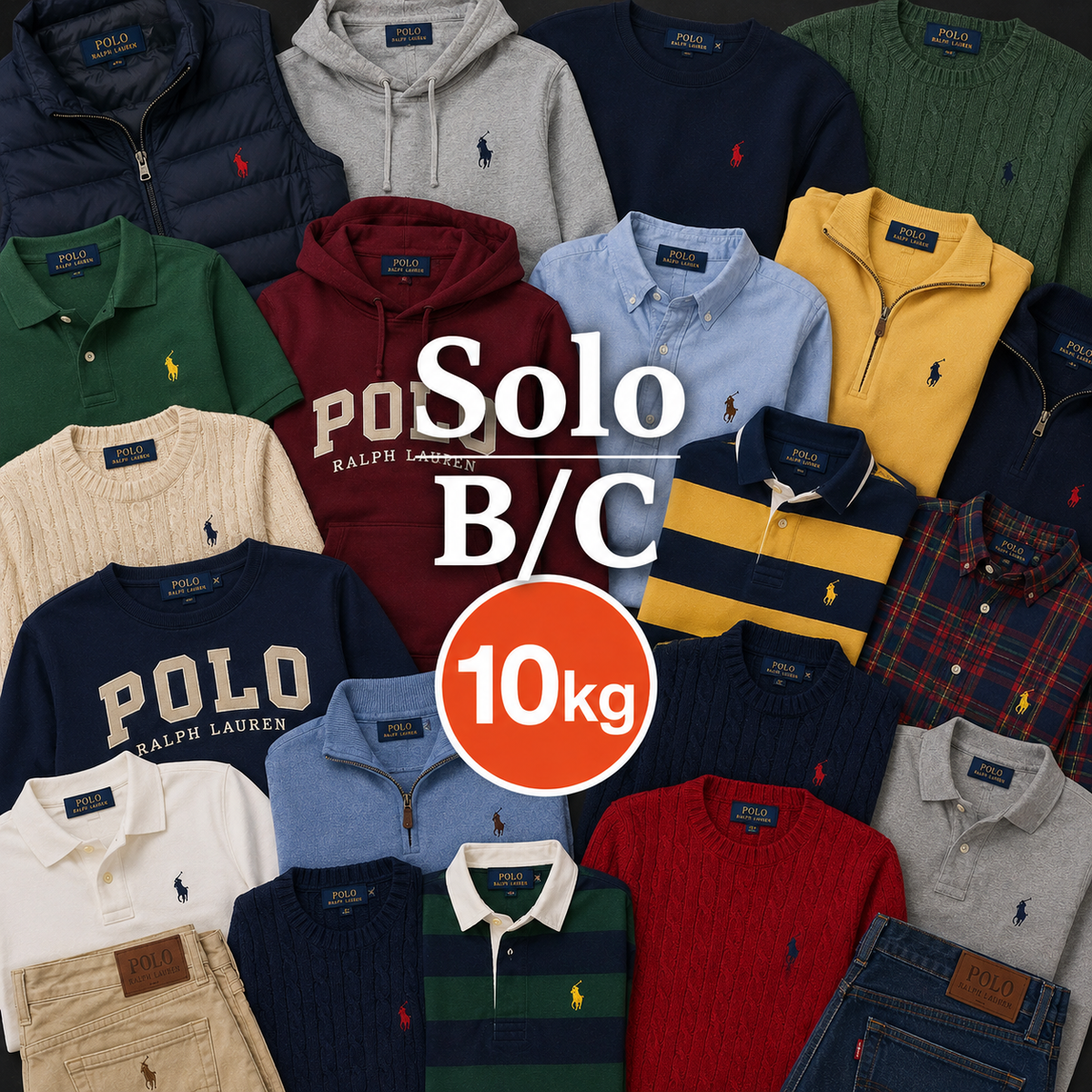 👕 Box Chilo Ralph Lauren - Grado B & C 👕