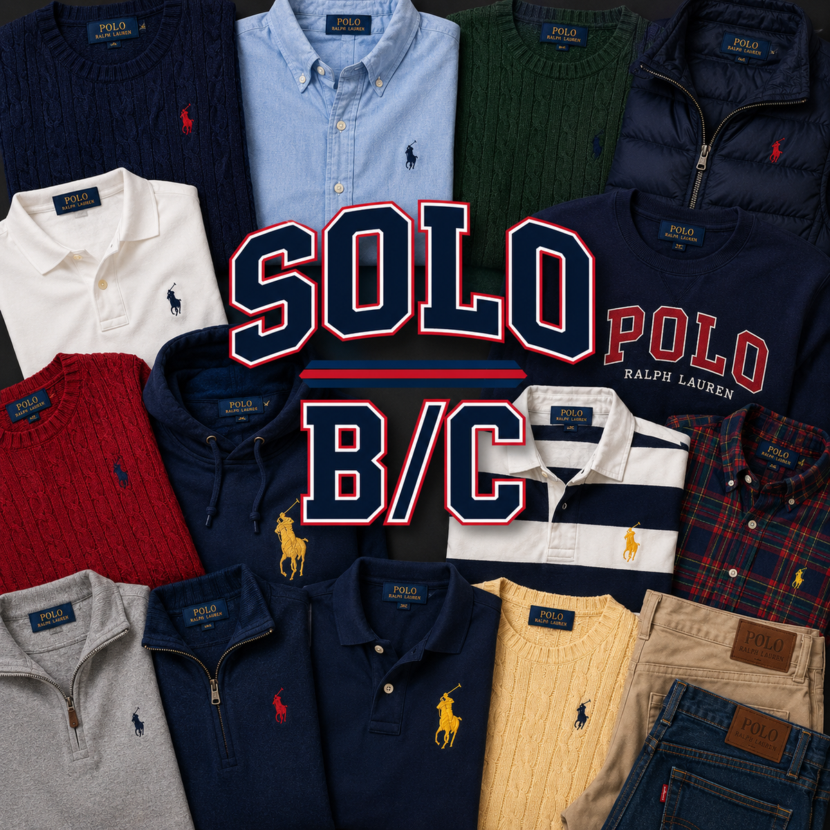 👕 Box Chilo Ralph Lauren - Grado B & C 👕