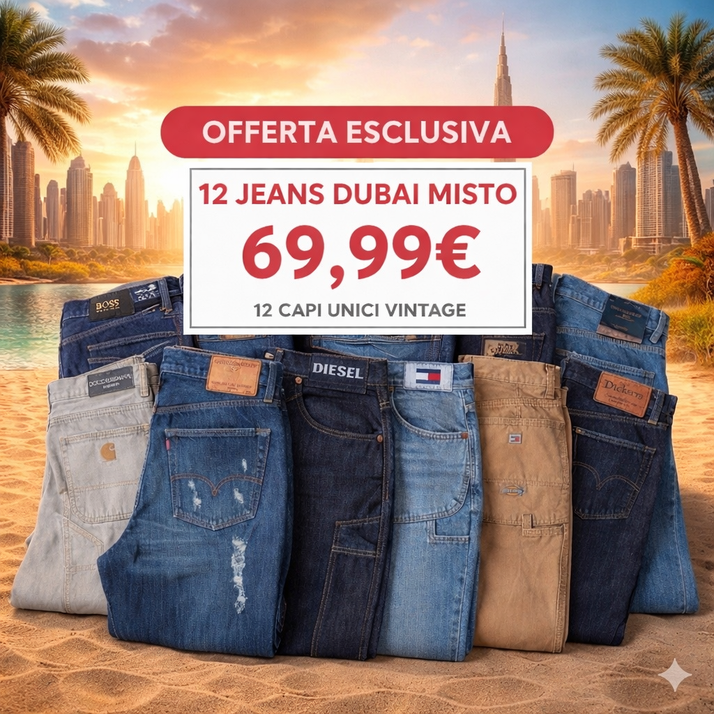 BOX 12 JEANS & PANTALONI FIRMATI