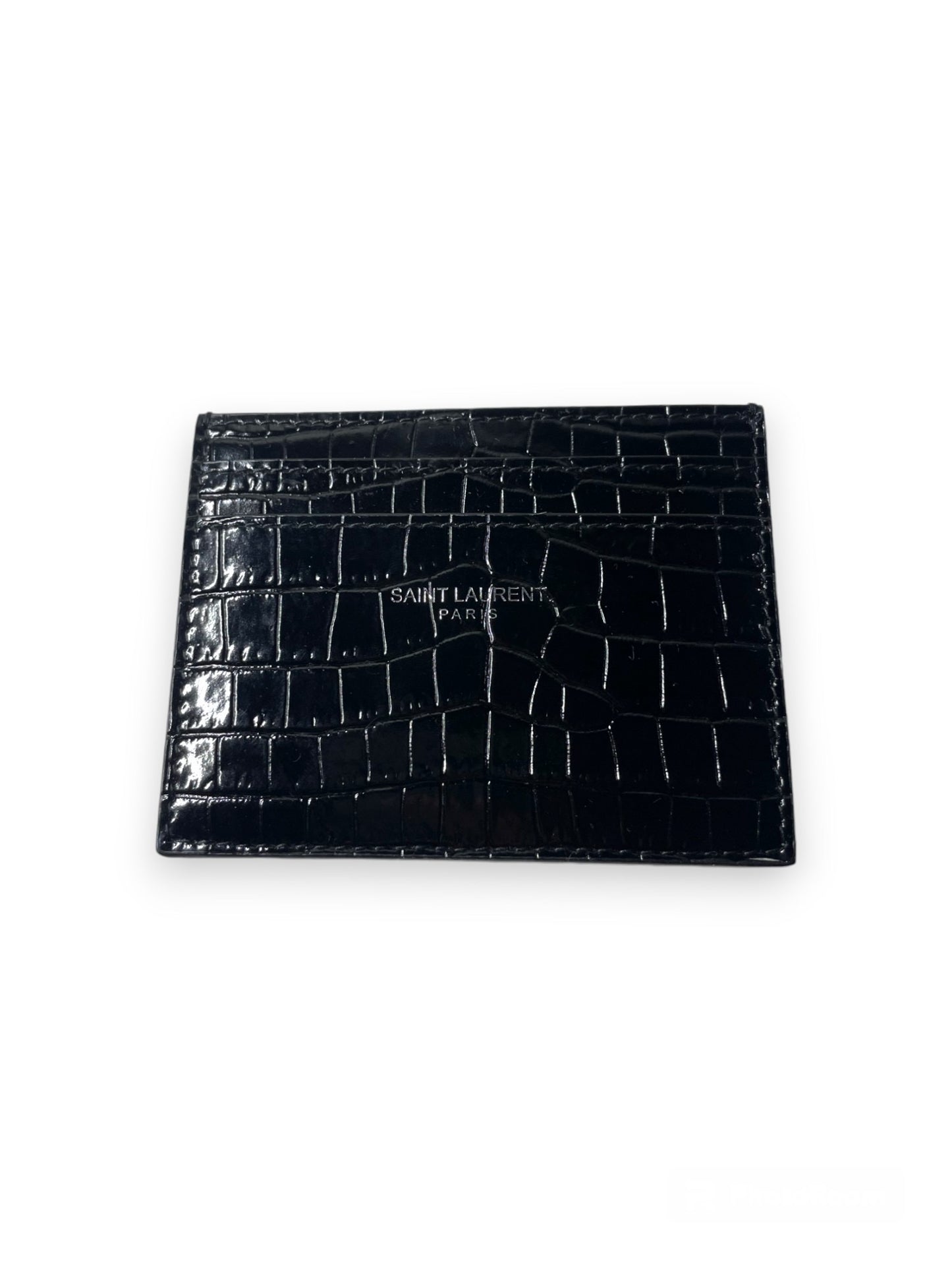 Saint Laurent Card Holder (Crocodile Leather)