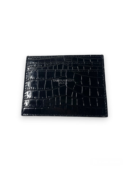 Saint Laurent Card Holder (Crocodile Leather)